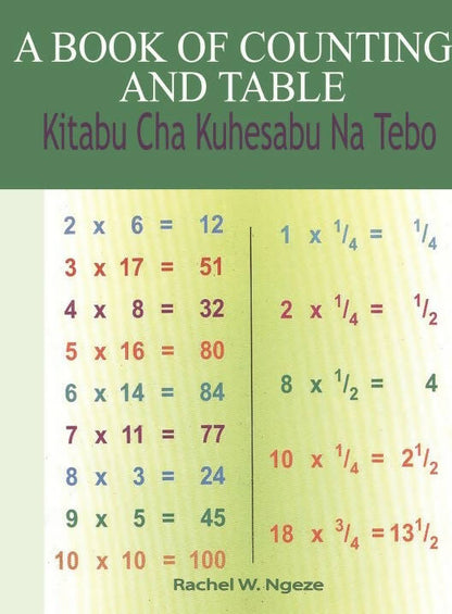 A BOOK OF COUNTING AND TABLE