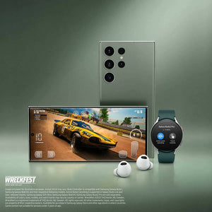 SAMSUNG Galaxy S23 Ultra Handy, Grün, werkseitig entsperrtes Android-Smartphone, 512 GB Speicher, 200-MP-Kamera, Nachtmodus, lange Akkulaufzeit, S Pen