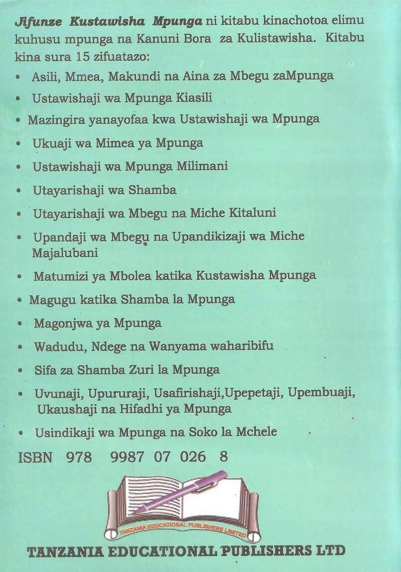 JIFUNZE KUSTAWISHA MPUNGA (KUSTAWISHA MIMEA YA MAZAO MBALIMBALI)