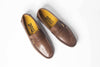 braune Loafer-Schuhe