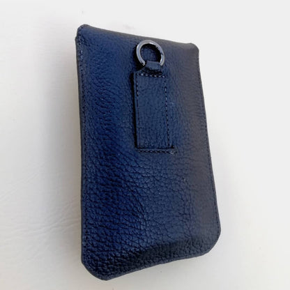 Leather Double Phone Pouch