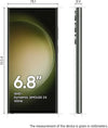 SAMSUNG Galaxy S23 Ultra Handy, Grün, werkseitig entsperrtes Android-Smartphone, 512 GB Speicher, 200-MP-Kamera, Nachtmodus, lange Akkulaufzeit, S Pen